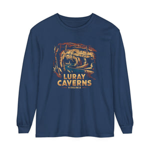 Luray Caverns Virginia Comfort Colors Unisex Long Sleeve T-Shirt