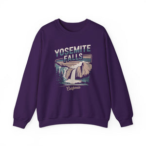 Yosemite Falls Yosemite National Park California Gildan Unisex Crewneck Sweatshirt
