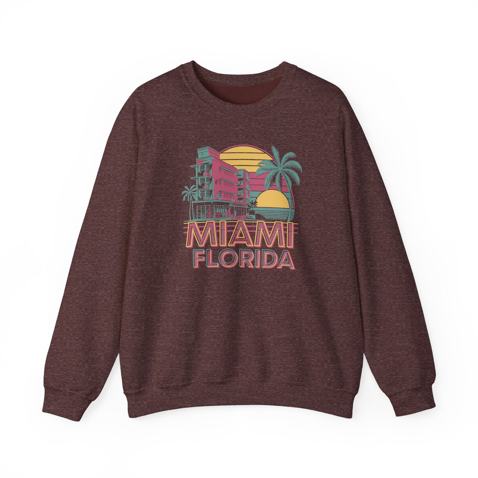 Miami Florida Gildan Unisex Crewneck Sweatshirt