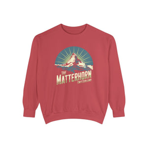 Matterhorn Switzerland Comfort Colors Unisex Sweatshirt