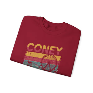 Coney Island New York Gildan Unisex Crewneck Sweatshirt