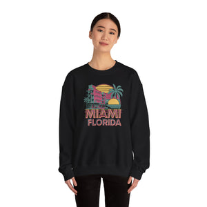 Miami Florida Gildan Unisex Crewneck Sweatshirt