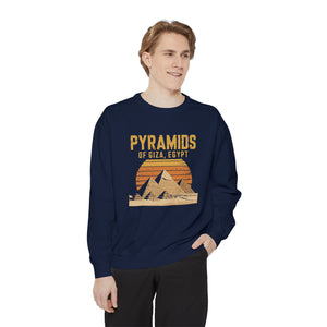 Pyramids of Giza Egypt Comfort Colors Unisex Sweatshirt