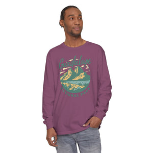 Guadalupe Mountains National Park Texas Comfort Colors Unisex Long Sleeve T-Shirt