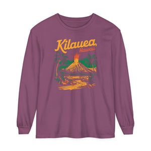 Kīlauea Hawaii Comfort Colors Unisex Long Sleeve T-Shirt