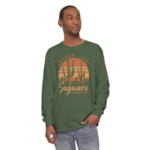 Saguaro National Park Arizona Comfort Colors Unisex Long Sleeve T-Shirt