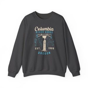 Columbia River Gorge Oregon Washington Gildan Unisex Crewneck Sweatshirt