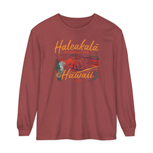 Haleakalā National Park Hawaii Comfort Colors Unisex Long Sleeve T-Shirt