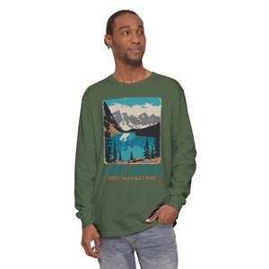 Lake Louise Banff National Park Alberta Comfort Colors Unisex Long Sleeve T-Shirt