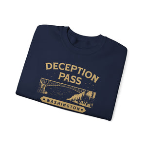 Deception Pass Washington Gildan Unisex Crewneck Sweatshirt