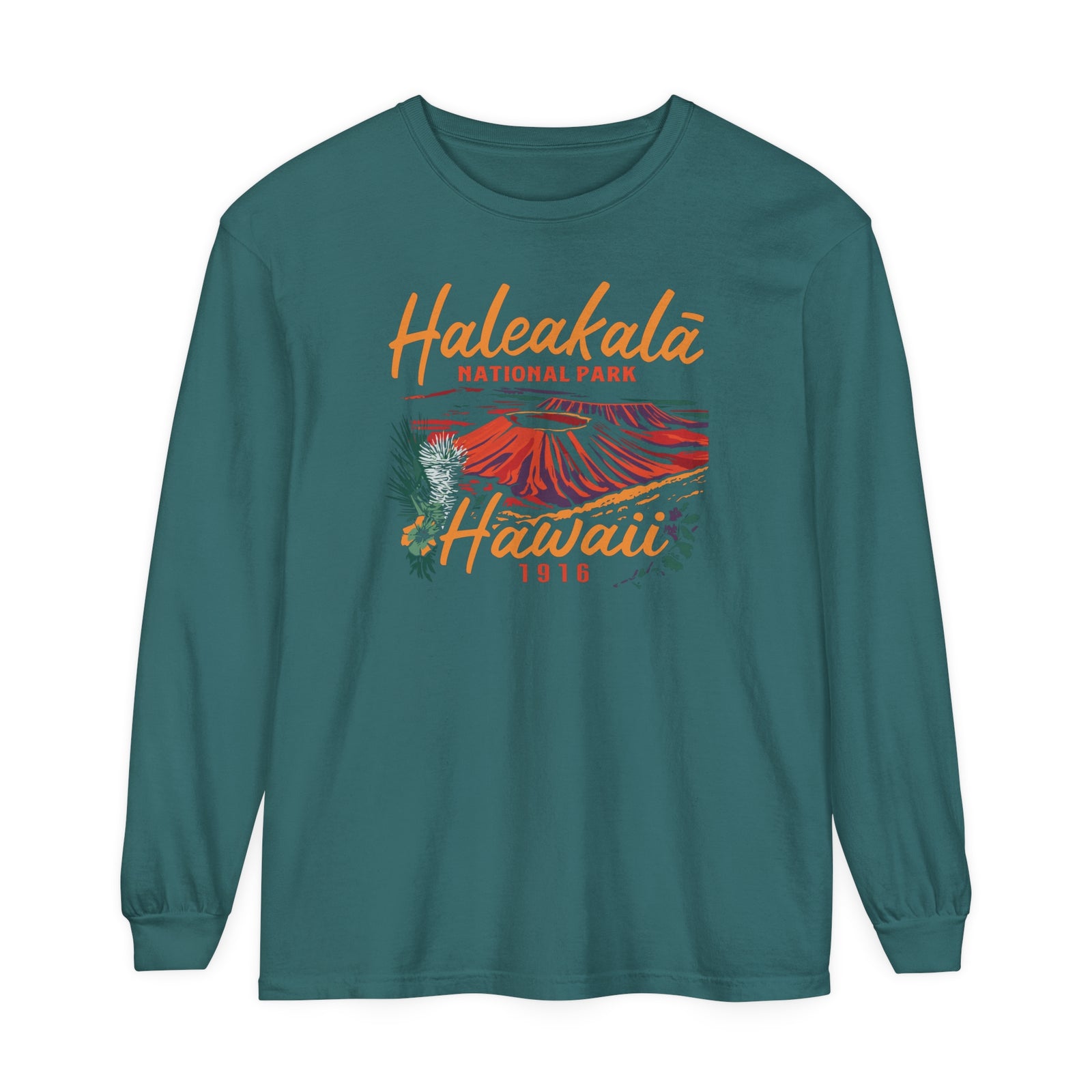 Haleakalā National Park Hawaii Comfort Colors Unisex Long Sleeve T-Shirt