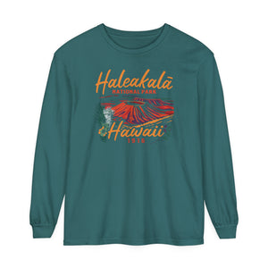 Haleakalā National Park Hawaii Comfort Colors Unisex Long Sleeve T-Shirt