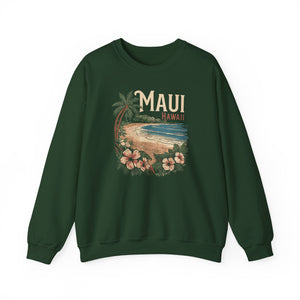 Maui Hawaii Gildan Unisex Crewneck Sweatshirt