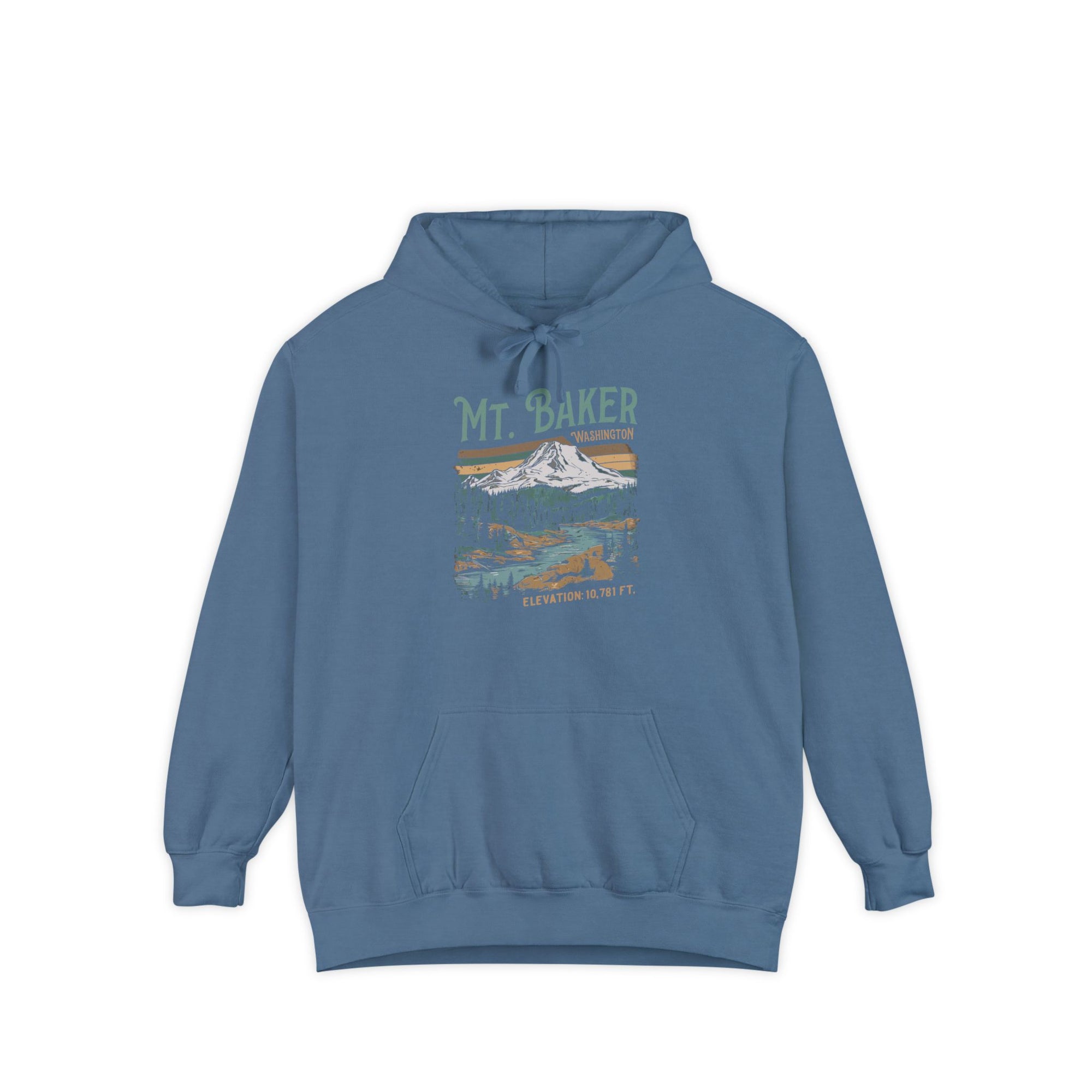 Mount Baker Washington Comfort Colors Unisex Hoodie