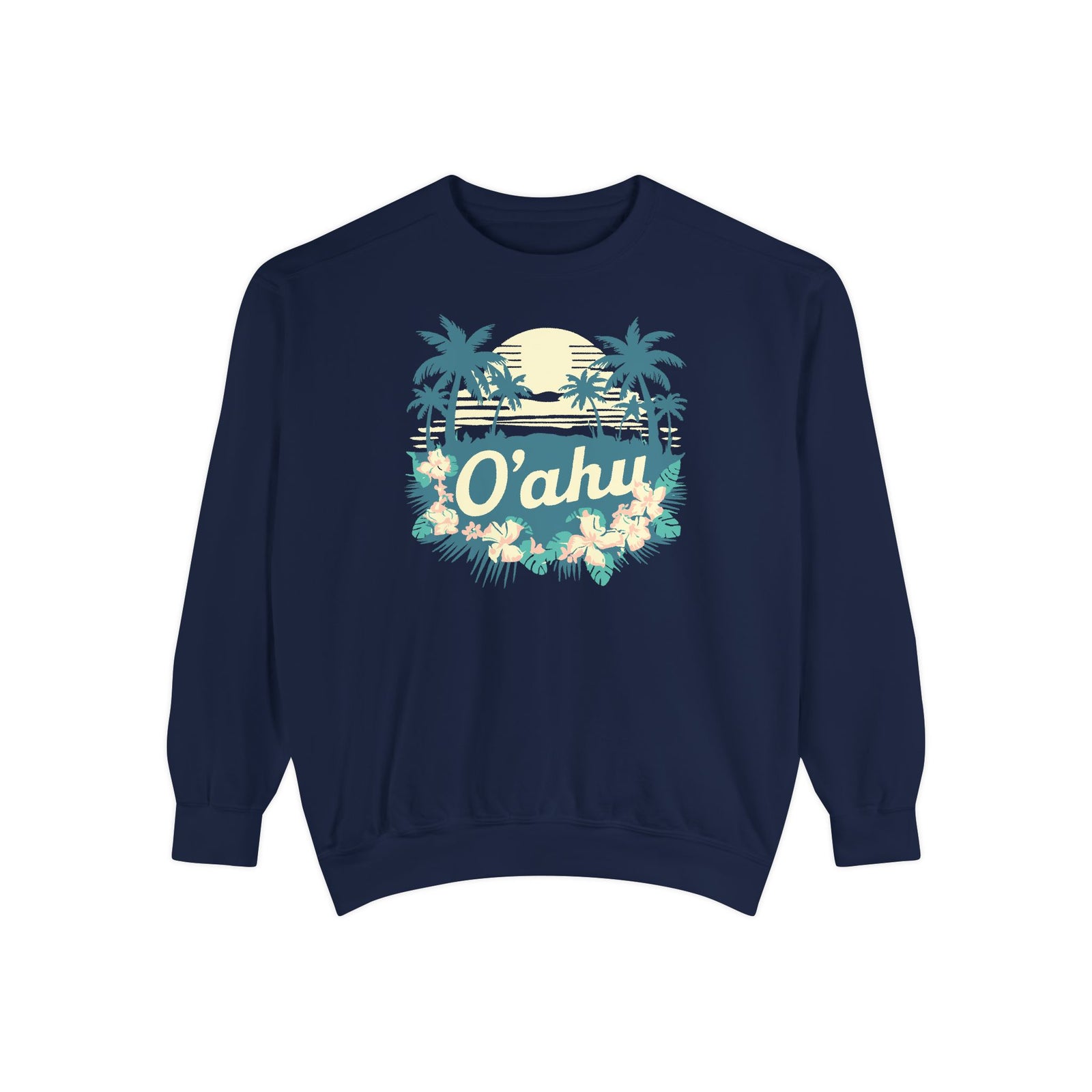 Oahu Hawaii Comfort Colors Unisex Sweatshirt