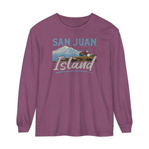 San Juan Island Washington Comfort Colors Unisex Long Sleeve T-Shirt