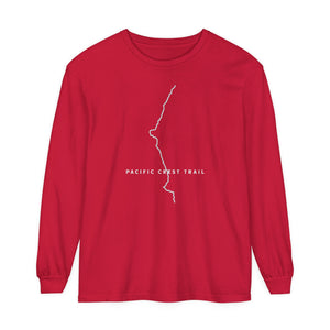 Pacific Crest Trail Comfort Colors Unisex Long Sleeve T-Shirt