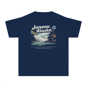 Juneau Alaska Comfort Colors Youth Kids T-Shirt