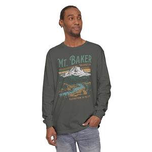 Mount Baker Washington Comfort Colors Unisex Long Sleeve T-Shirt