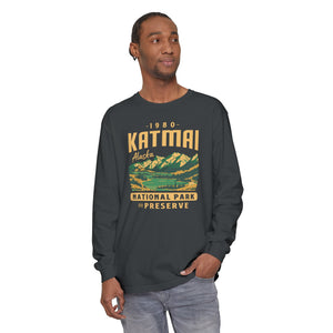 Katmai National Park Alaska Comfort Colors Unisex Long Sleeve T-Shirt