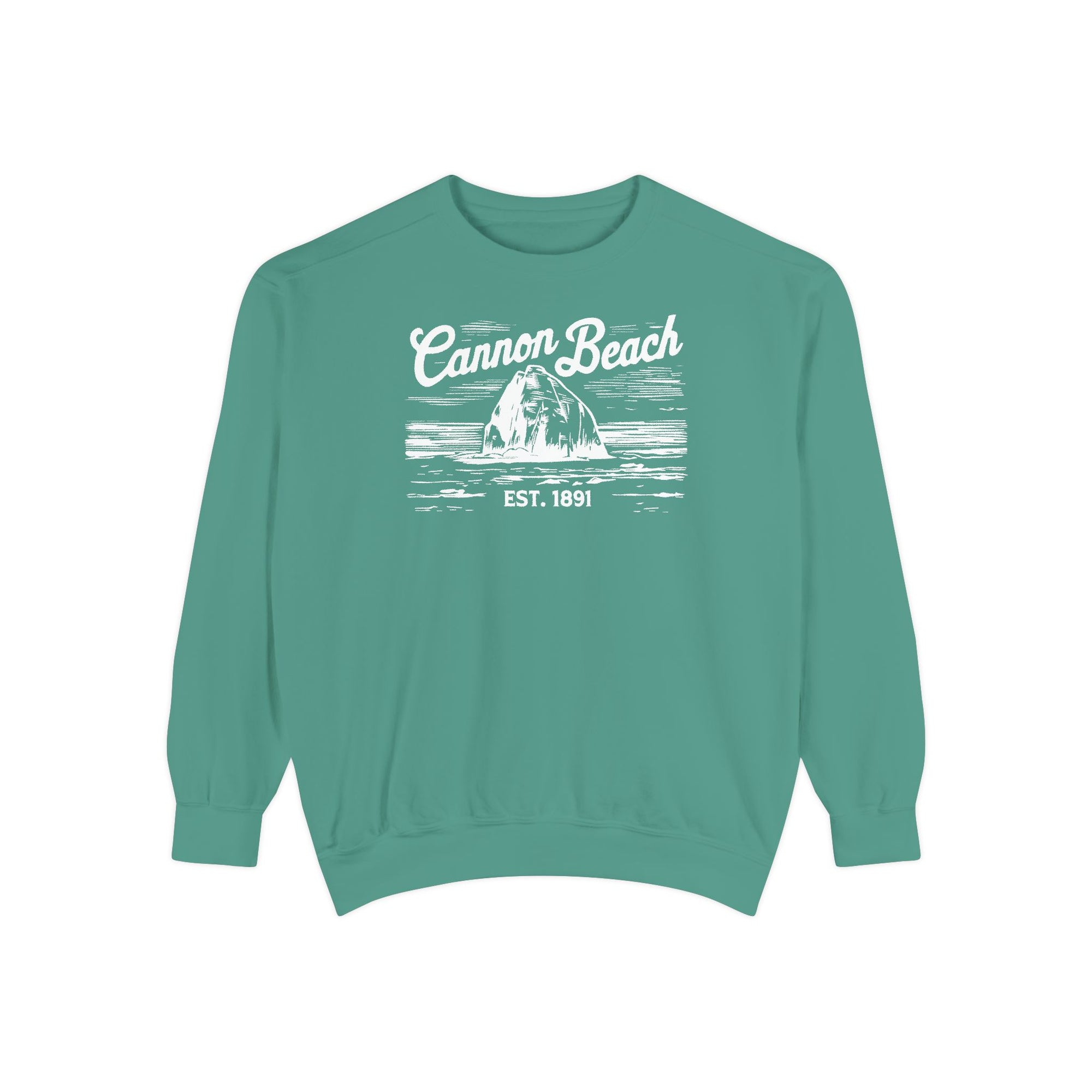 Cannon Beach Oregon Comfort Colors Unisex Sweatshirt