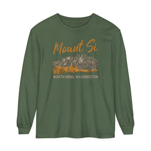 Mount Si Washington Comfort Colors Unisex Long Sleeve T-Shirt