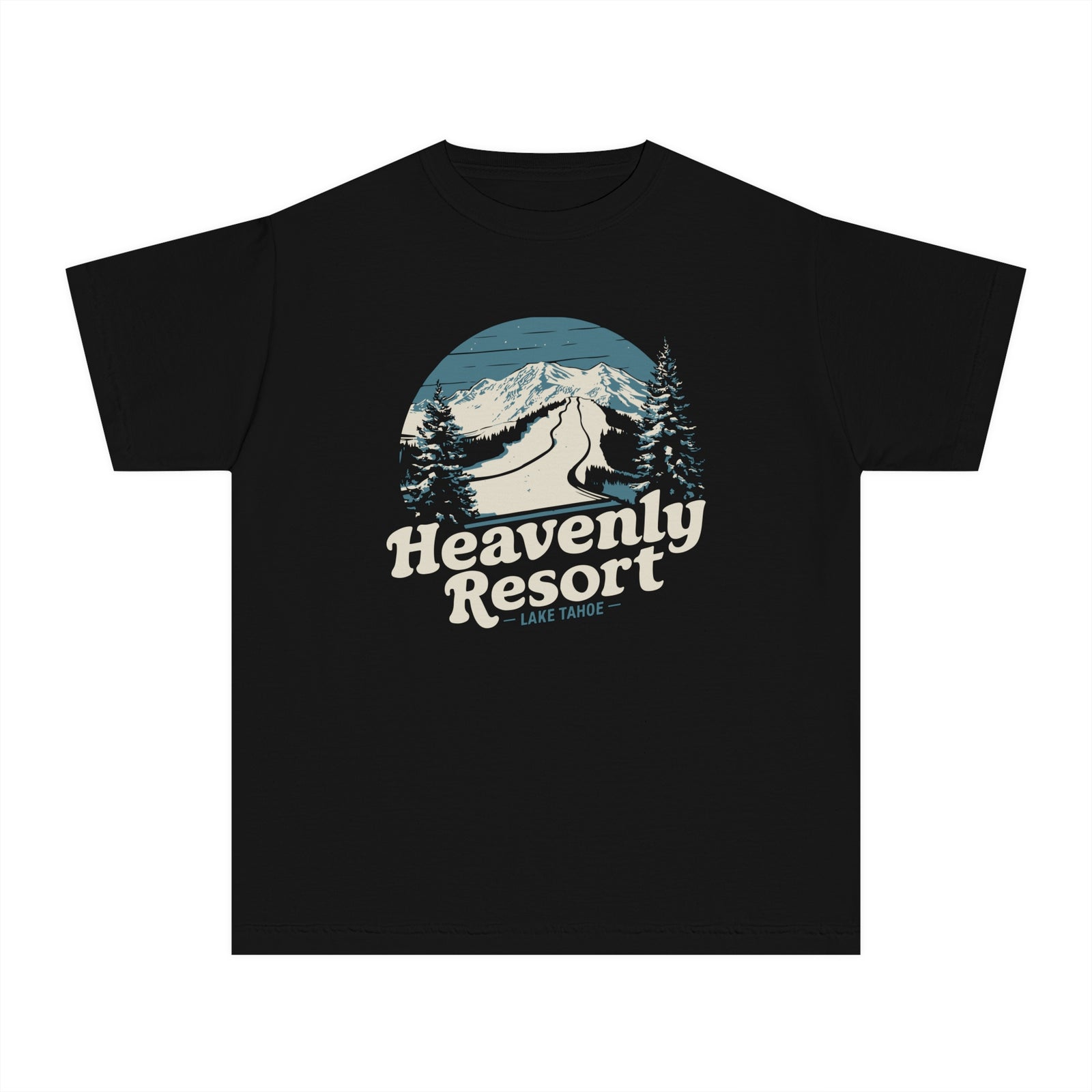 Heavenly Resort Lake Tahoe California Nevada Comfort Colors Youth Kids T-Shirt