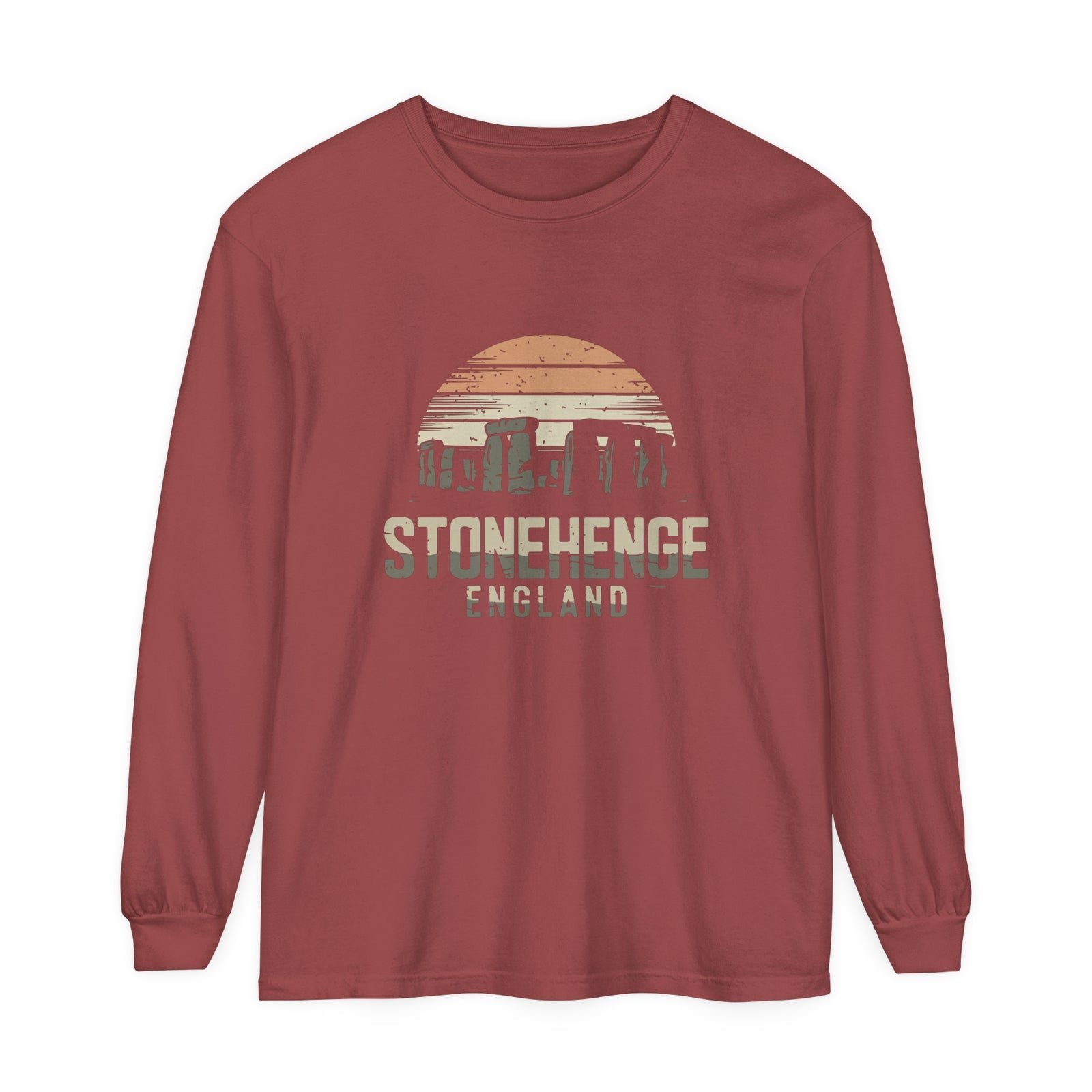 Stonehenge England Comfort Colors Unisex Long Sleeve T-Shirt