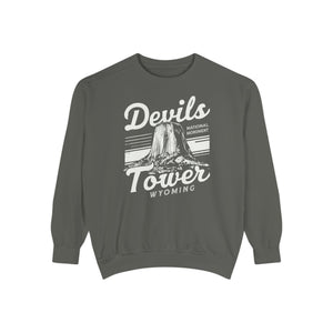 Devils Tower Wyoming Comfort Colors Unisex Sweatshirt