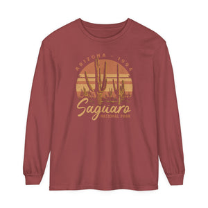 Saguaro National Park Arizona Comfort Colors Unisex Long Sleeve T-Shirt