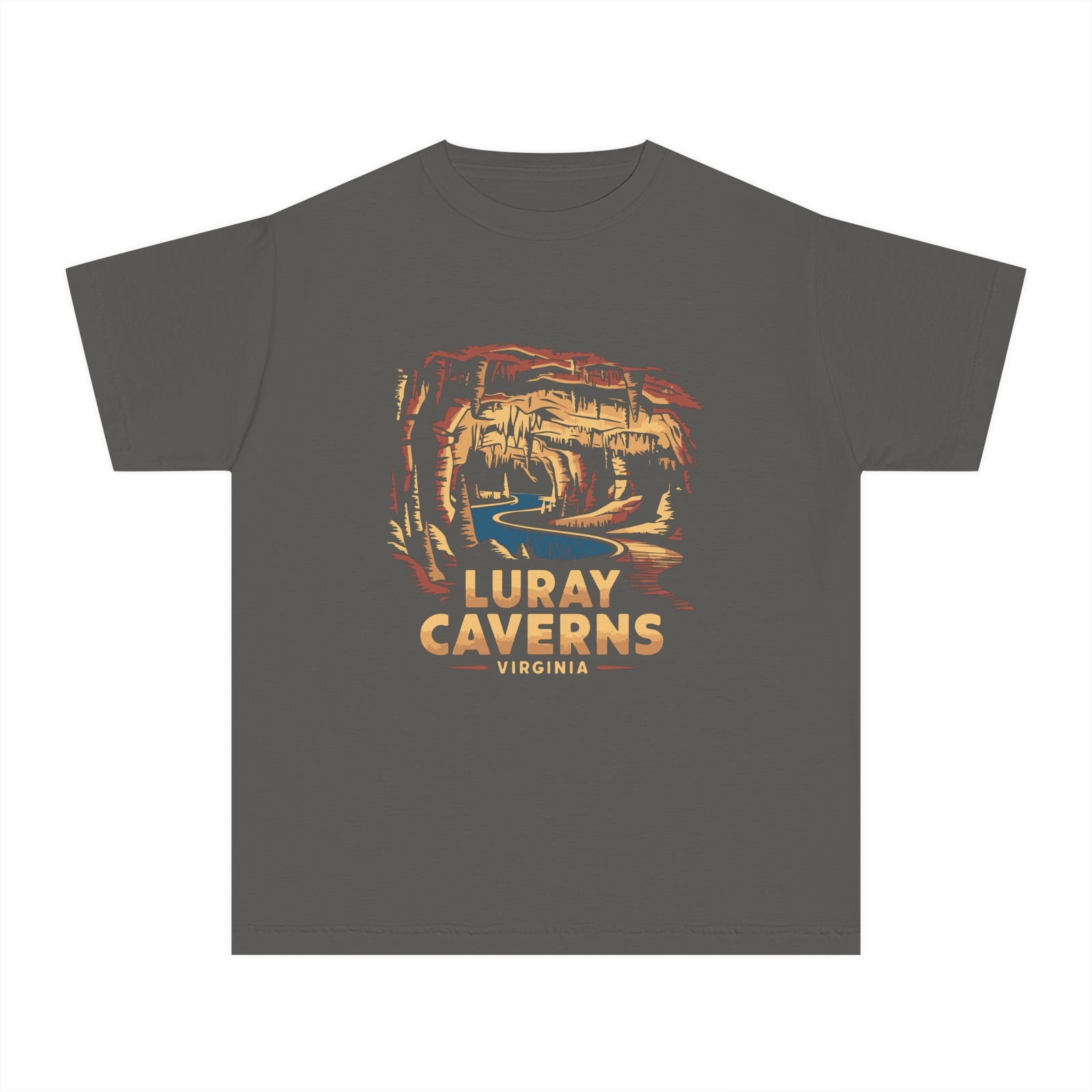 Luray Caverns Virginia Comfort Colors Youth Kids T-Shirt