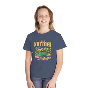 Katmai National Park Alaska Comfort Colors Youth Kids T-Shirt