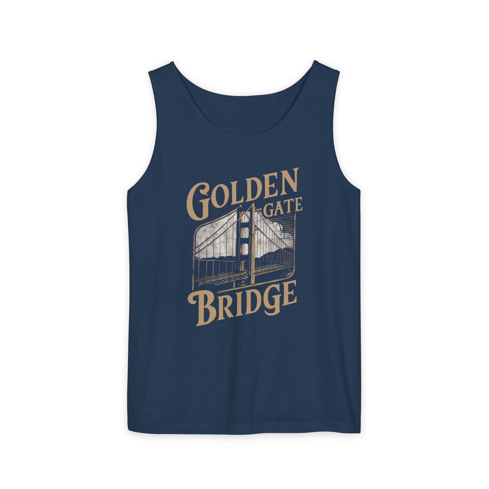 Golden Gate Bridge San Francisco California Comfort Colors Tank Top