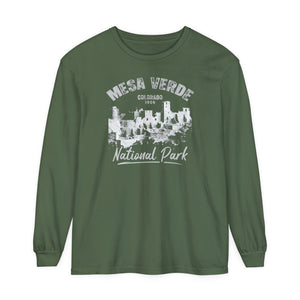 Mesa Verde National Park Colorado Comfort Colors Unisex Long Sleeve T-Shirt