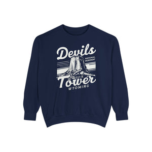 Devils Tower Wyoming Comfort Colors Unisex Sweatshirt