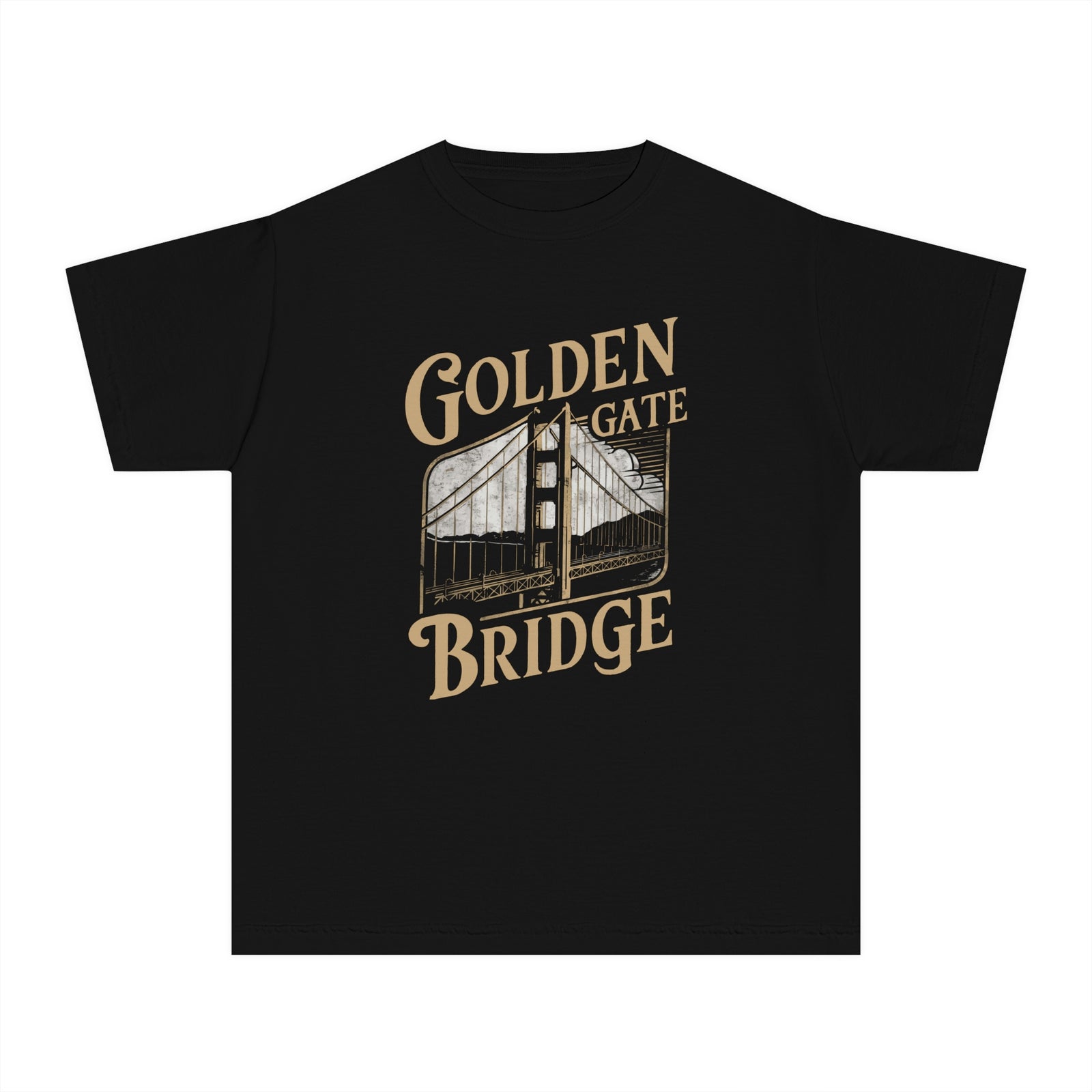 Golden Gate Bridge San Francisco California Comfort Colors Youth Kids T-Shirt