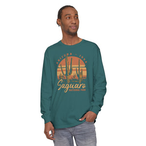 Saguaro National Park Arizona Comfort Colors Unisex Long Sleeve T-Shirt