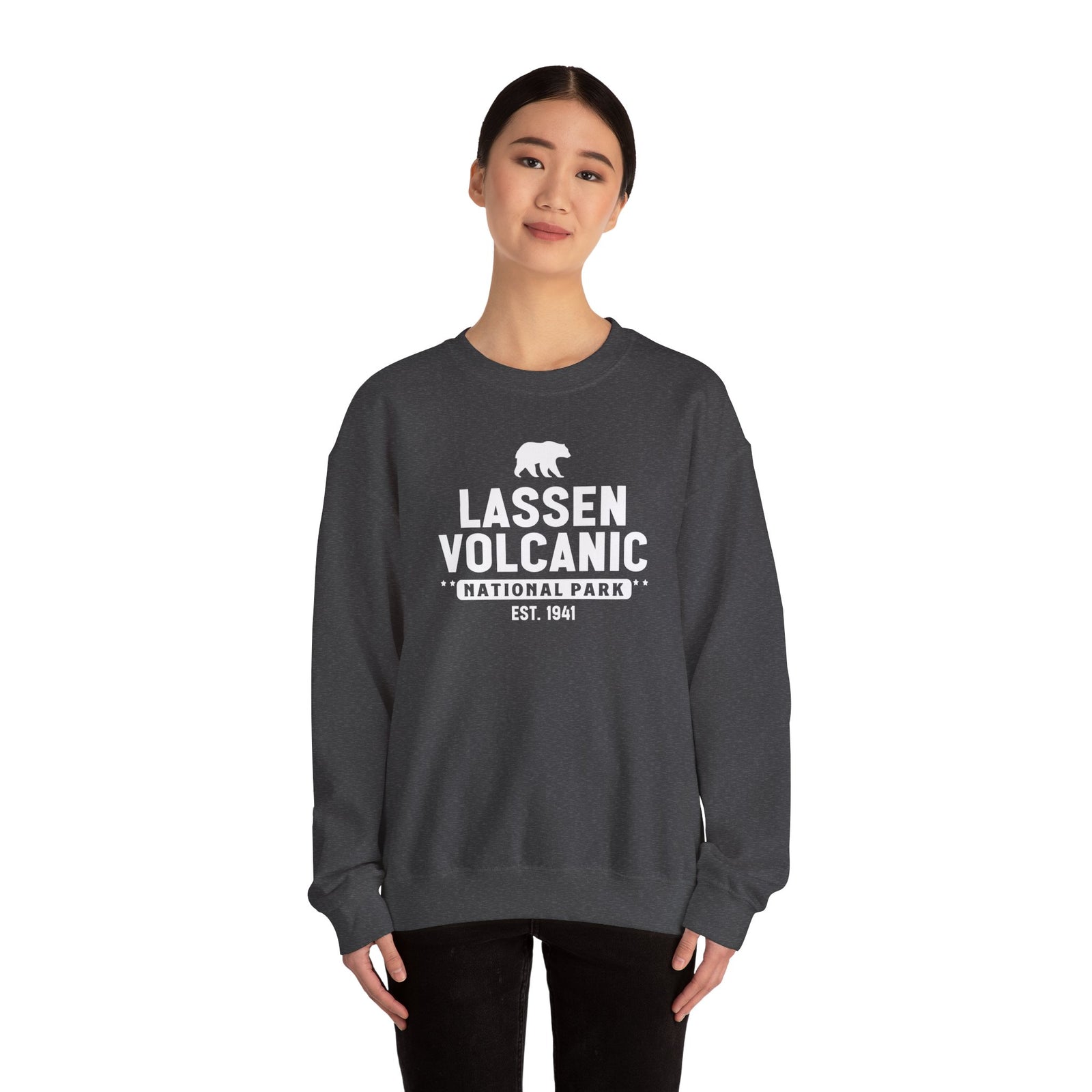 Lassen Volcanic National Park California Gildan Unisex Crewneck Sweatshirt