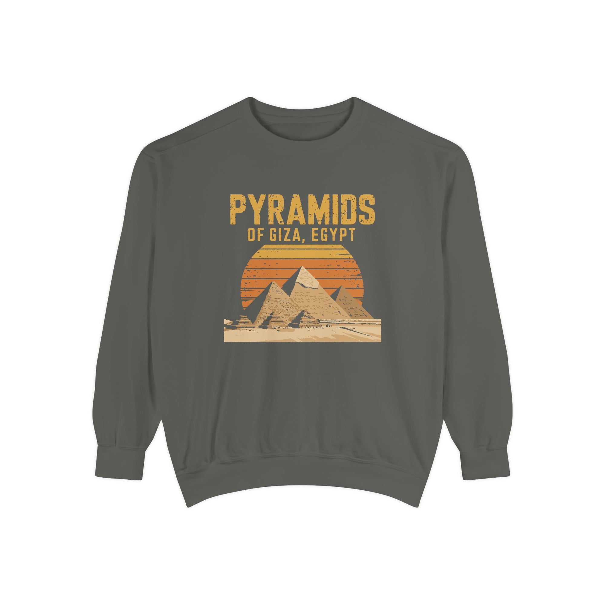 Pyramids of Giza Egypt Comfort Colors Unisex Sweatshirt