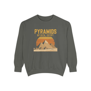 Pyramids of Giza Egypt Comfort Colors Unisex Sweatshirt