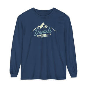 Denali National Park Alaska Comfort Colors Unisex Long Sleeve T-Shirt