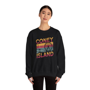 Coney Island New York Gildan Unisex Crewneck Sweatshirt