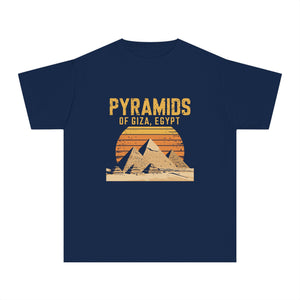 Pyramids of Giza Egypt Comfort Colors Youth Kids T-Shirt