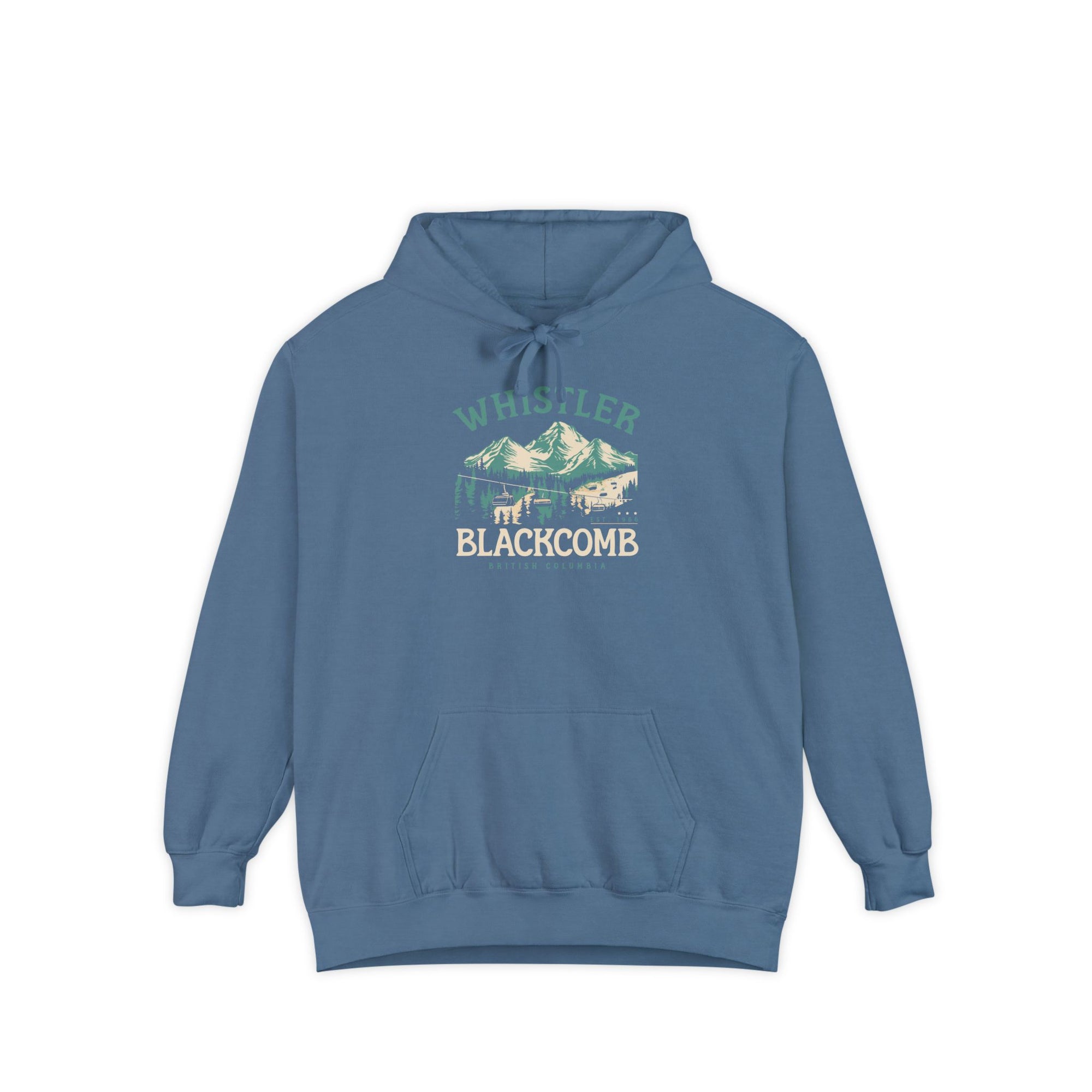 Whistler Blackcomb British Columbia Comfort Colors Unisex Hoodie