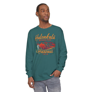 Haleakalā National Park Hawaii Comfort Colors Unisex Long Sleeve T-Shirt