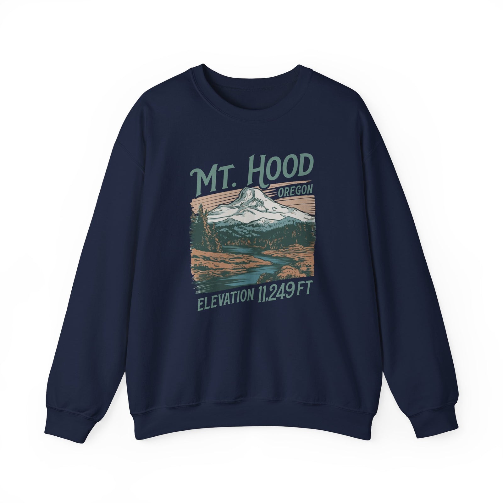 Mount Hood Oregon Gildan Unisex Crewneck Sweatshirt