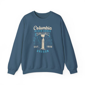 Columbia River Gorge Oregon Washington Gildan Unisex Crewneck Sweatshirt