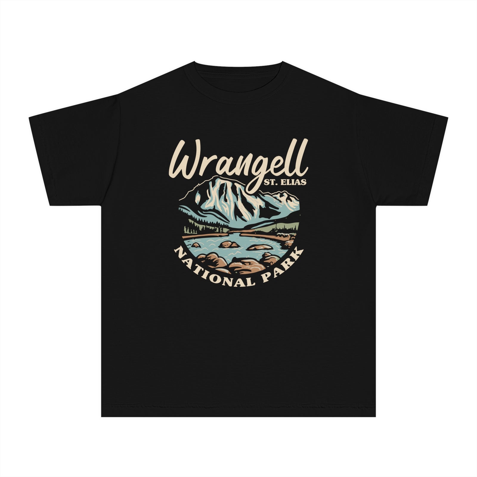 Wrangell-St. Elias National Park Alaska Comfort Colors Youth Kids T-Shirt
