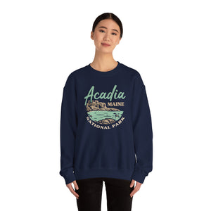 Acadia Maine Gildan Unisex Crewneck Sweatshirt