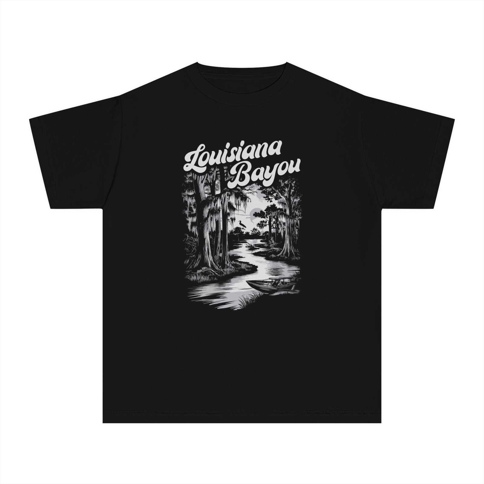 Louisiana Bayou Comfort Colors Youth Kids T-Shirt